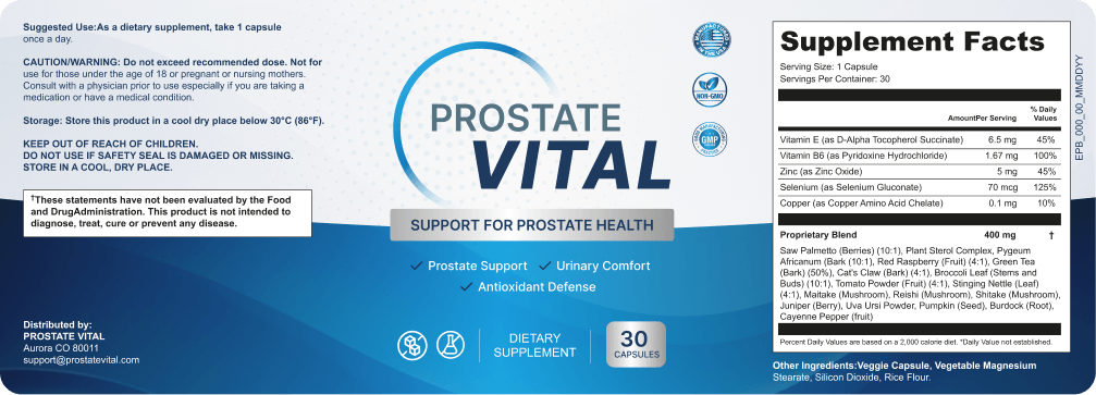 Prostate Vital Logo